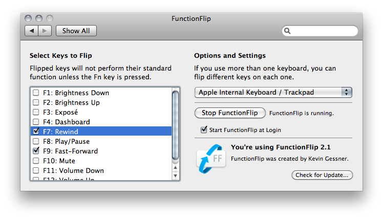 f4 key for excel mac