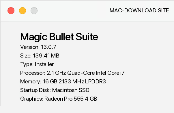 torrent magic bullet mac